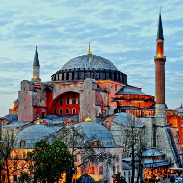 Hagia Sophia at dusk